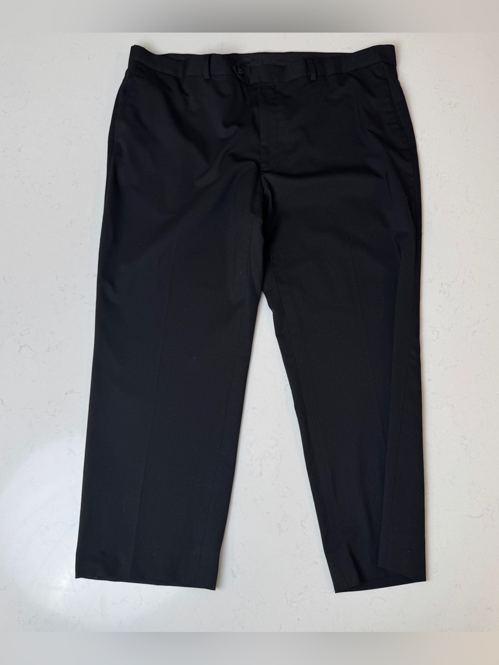Pronto Uomo Black Flat-Front Dress Shorts
